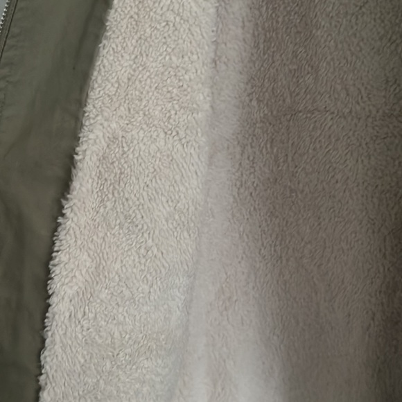 Mens Volcom PALM DRIVE JACKET with faux fur lining- KHAKI, Size M - Picture 8 of 11